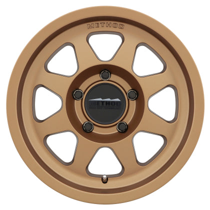 Method MR701 17x9 -12mm Offset 5x5 71.5mm CB Method Bronze Wheel