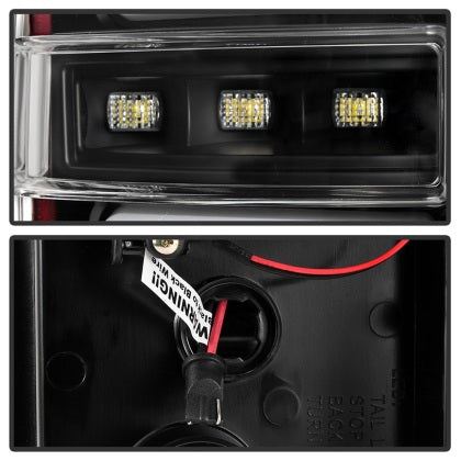 Spyder 16-17 Toyota Tacoma LED Tail Lights - Black (ALT-YD-TT16-LED-BK) - 0