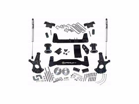 Superlift 14-16 Chevy Silv 1500 4WD 6.5in Lift Kit w/ Cast Steel Control Arms Fox 2.0 Shocks