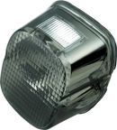 Bikers Choice L03-17 Big Twin & XL Smoke Lens Laydown Taillight W/ License Light Facing Up-1