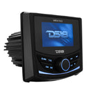 DS18 3in Color TFT Screen 2 Zones 4 volts Output BT RDS 4 x 50 Watts Silicone Cover Headunit MRX150-1