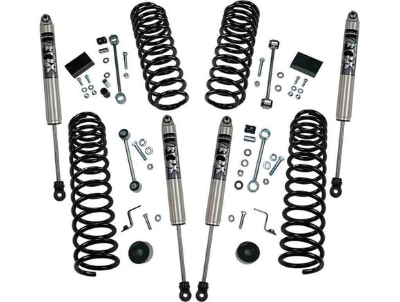 18-19 Jeep Wrangler JL Unlimited 2.5in Dual Rate Coil Lift Kit- Incl Rubicon w/ Fox Shocks
