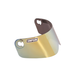 SIMPSON MOTORCYCLE OUTLAW BANDIT 3 SHIELD STD GOLD