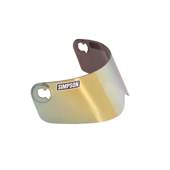 SIMPSON MOTORCYCLE OUTLAW BANDIT 3 SHIELD STD GOLD