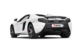 Akrapovic 14-17 McLaren 650S/650S Spyder Slip-On Line (Titanium) w/ Carbon Tips - 0