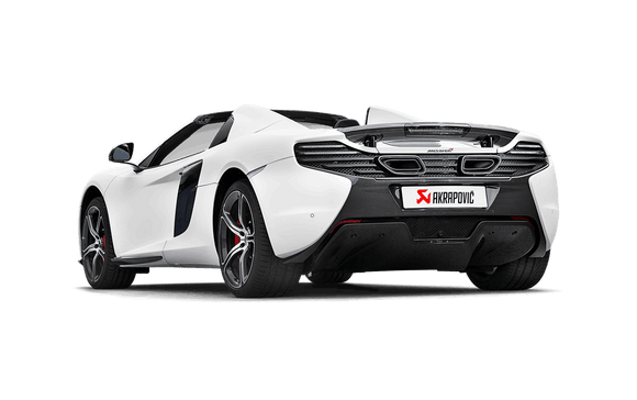 Akrapovic 14-17 McLaren 650S/650S Spyder Slip-On Line (Titanium) w/ Carbon Tips