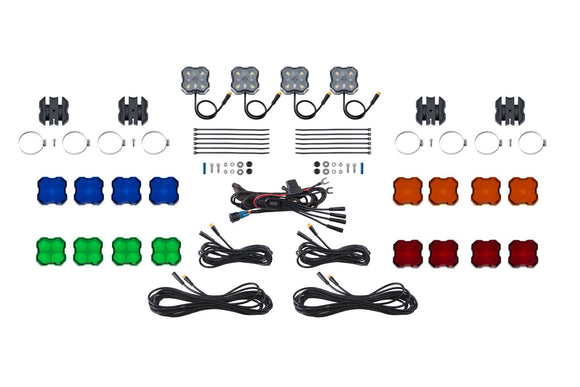 Diode Dynamics Stage Series SXS Rock Light Installer Kit