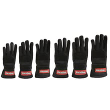 RACEQUIP 2-LYR SFI-5 GLOVE KID-XXS K6 BLK