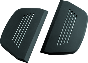 Kuryakyn Premium Passenger Board Inserts 86-Up Touring Models Black