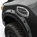 EGR 16+ Nissan Titan XD Bolt-On Look Color Match Fender Flares - Set - Black Metallic-2