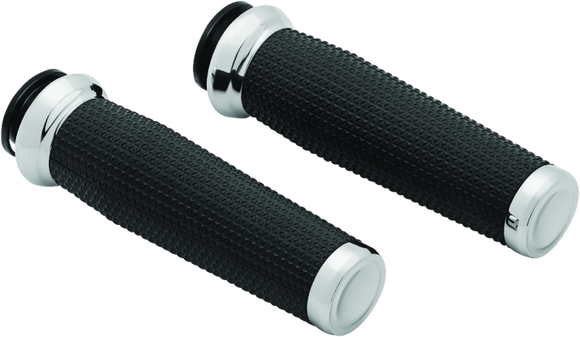 Kuryakyn Thresher Grips 18-Up Indian Models Chrome