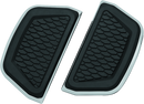 Kuryakyn Hex Passenger Board Inserts Chrome-1