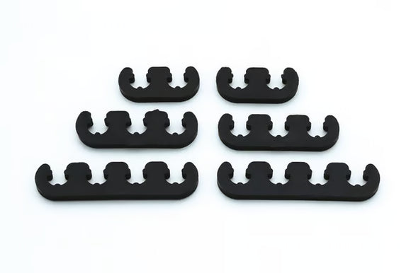 Mr. Gasket Wire Separators - Plastic - 7 mm / 8 mm - Black