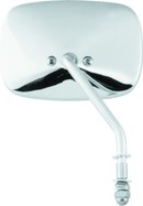 Bikers Choice 65-Up Chrome 1 Piece Left Short Stem Mirror Replaces H-D 91892-82-1