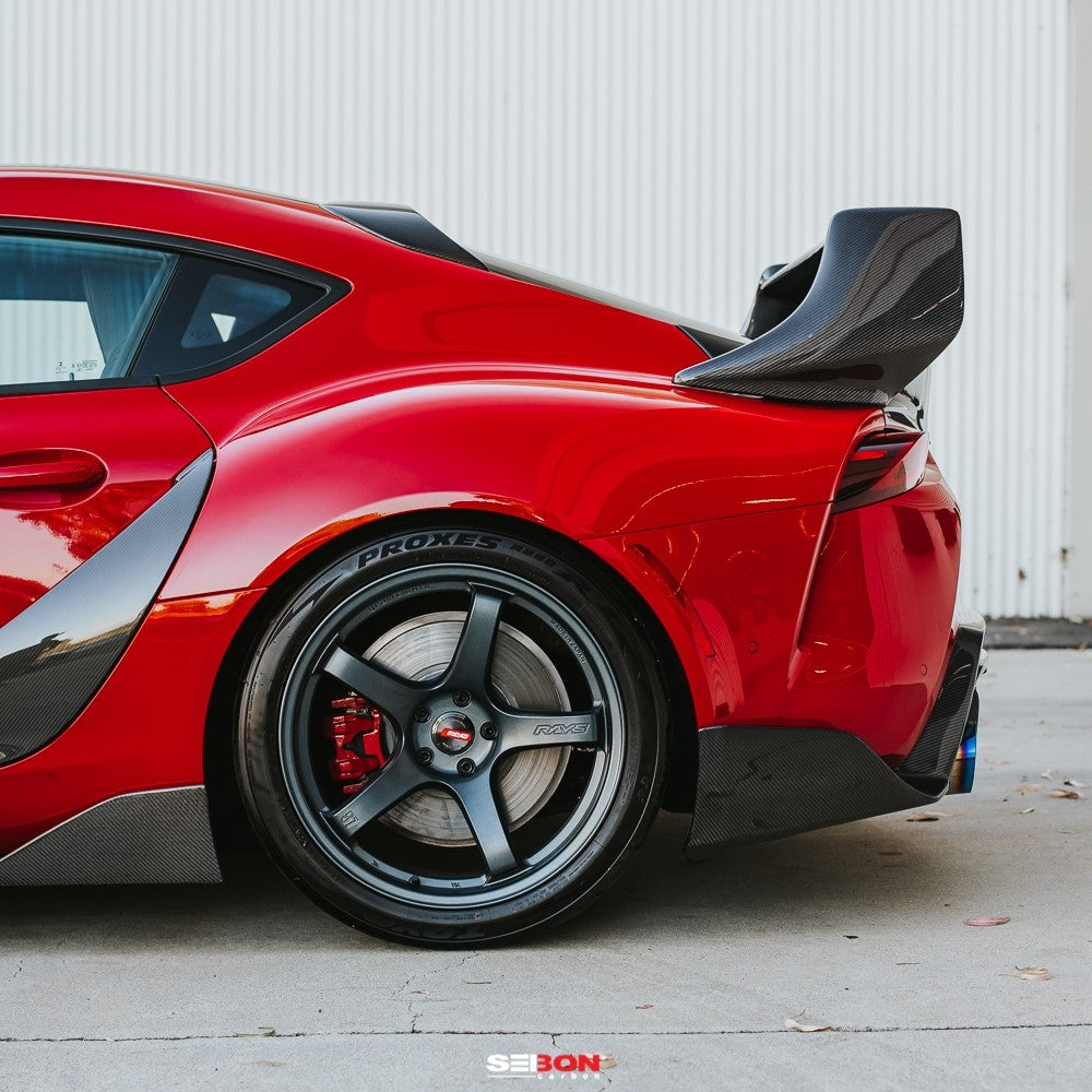 TD-Style Carbon Fiber Rear Spoiler For 2020-2023 Toyota GR Supra
