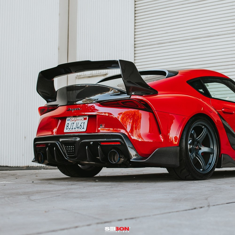 TD-Style Carbon Fiber Rear Spoiler For 2020-2023 Toyota GR Supra