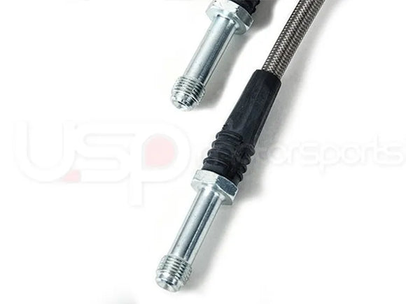 USP STAINLESS STEEL FRONT BRAKE LINES FOR MK3 VR6 (95.5 FOR98)