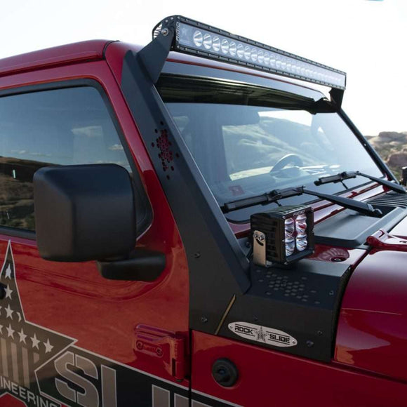 Rock Slide 18-22 Jeep Jl 2-4 Door 2020-2022 Gladiator Jl/Jt 50In Led Light Kit: Lower Cowl/Upper Bar