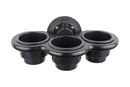 SeaSucker 3-Cup Holder Vertical Mount - Black-1
