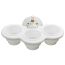 SeaSucker 3-Cup Holder Vertical Mount - White-1