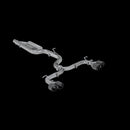 MBRP PRO Series VW Mk7 R 3" Cat Back Quad Rear Exhaust With CF Tips-1