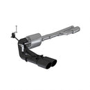 MBRP 2019+ Chevrolet Silverado 1500 4.5L/5.3L Pre-Axle Dual Side Exite w/ 4in OD Tip- Black Coated-1