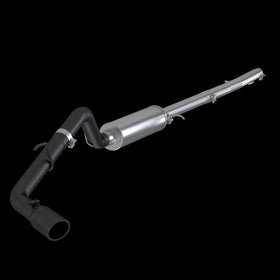 MBRP 2019 Ford Ranger Ecoboost 2.3L 4in OD Tip Single Side Exit 3in Black Coated Cat Back