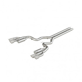 MBRP 18-19 Ford Mustang GT 5.0 3in Cat Back Quad Tip Race Version - AL