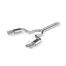 MBRP 18-19 Ford Mustang GT 5.0 3in Dual Split Rear AL Cat Back w/ Quad 4.0in Dual Wall Tips-1