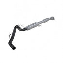 3 1/2" Cat Back, Single Exit, BLK-1