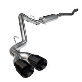 Kooks 3" SS Side Exit Cat-Back Exhaust w/Black Tips. 2015-2020 F150 5.0L 4V.