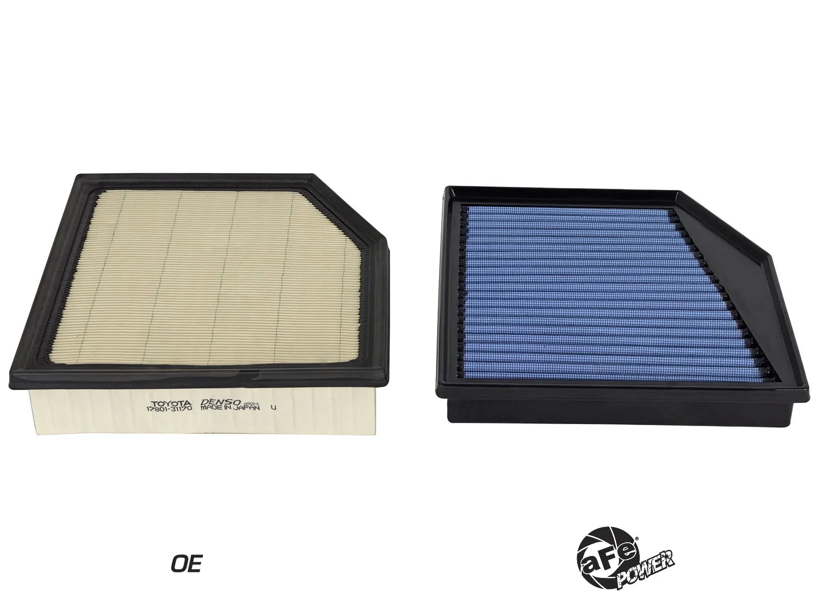 aFe MagnumFLOW OEM Replacement Air Filter PRO 5R 14-15 Lexus IS 250/350 2.5L/3.5L V6