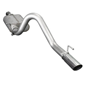 JBA 87-96 Jeep Wrangler YJ 2.5L/4.0L/4.2L 304SS Single Rear Exit Cat-Back Exhaust - 0