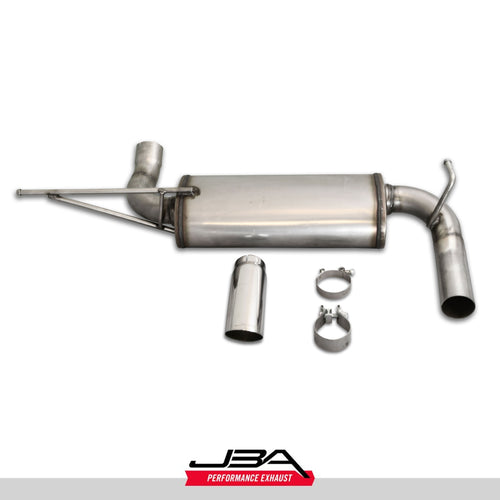 JBA 07-18 Jeep Wrangler JK 3.8L/3.6L 304SS Single Rear Exit Axle Back Exhaust