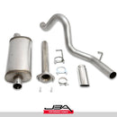 JBA 04-06 Jeep Wrangler LJ 2.4L/4.0L 304SS Single Rear Exit Cat-Back Exhaust-1