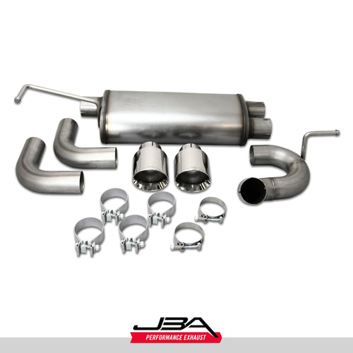 JBA 07-18 Jeep Wrangler JK 3.8L/3.6L 304SS Dual Rear Exit Axle Back Exhaust