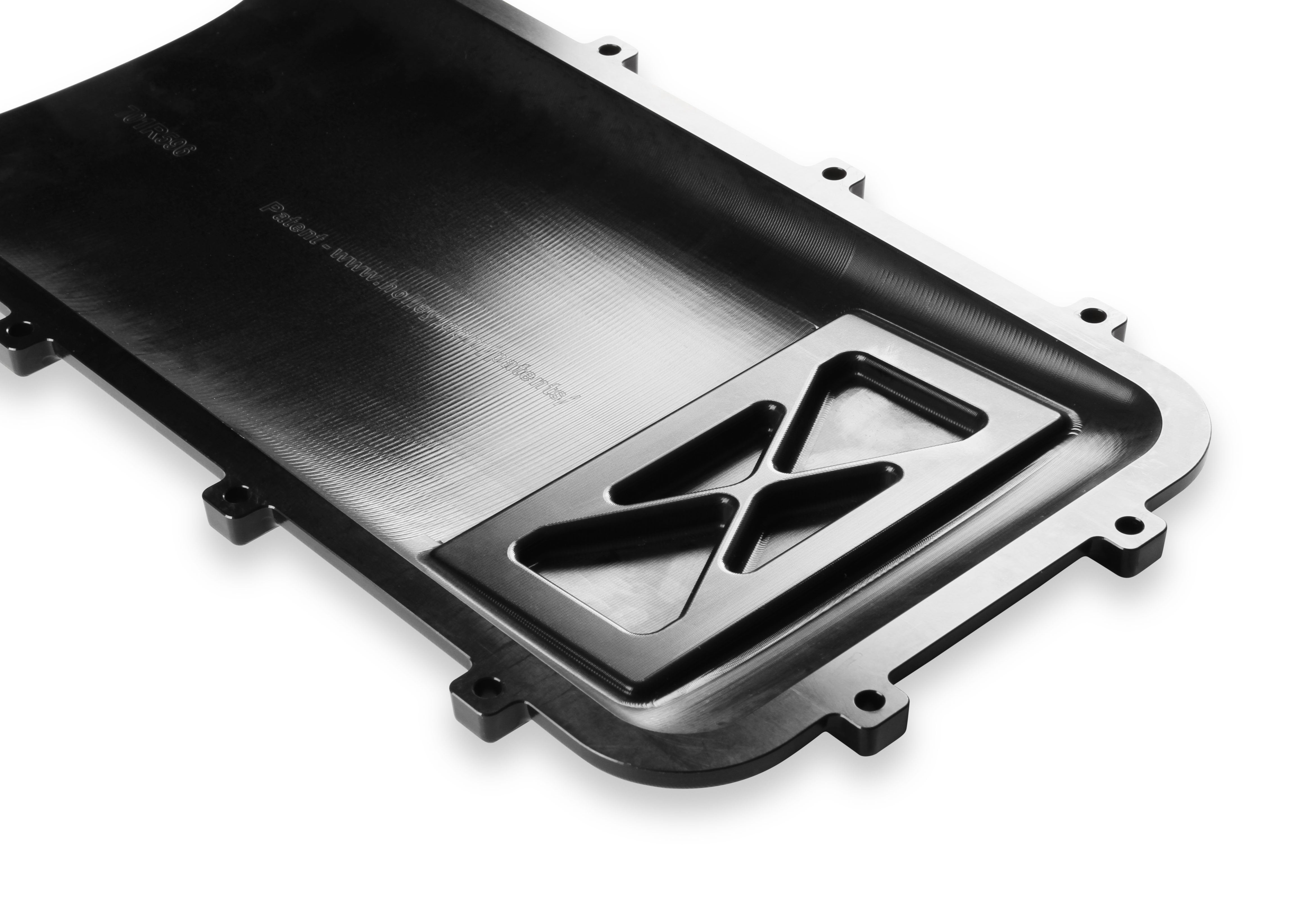 WEIAND BILLET LID. LO-RAM BLACK - 0