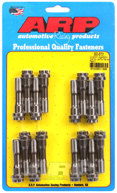 ARP Custom Age 625+ Carrillo, Lentz, Ferrea 16Pk Rod Bolts
