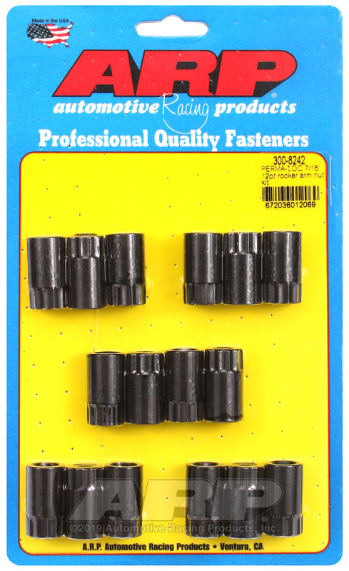 ARP Adjustable 7/16 12pt Rocker Arm Nut Kit