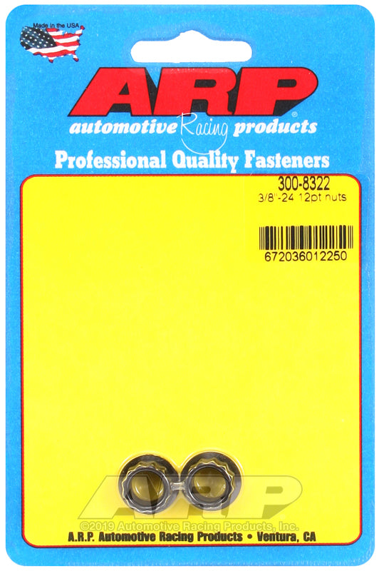 ARP 3/8-24 12pt Nut Kit 2 Pack