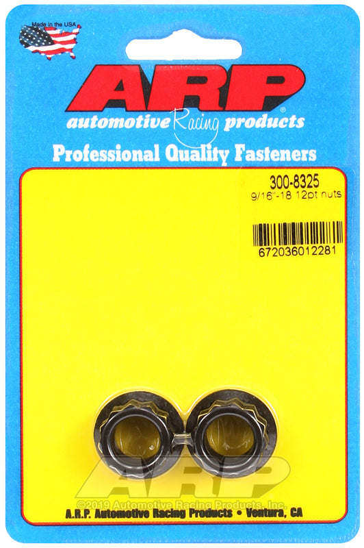 9/16-18 12PT NUT 2PK