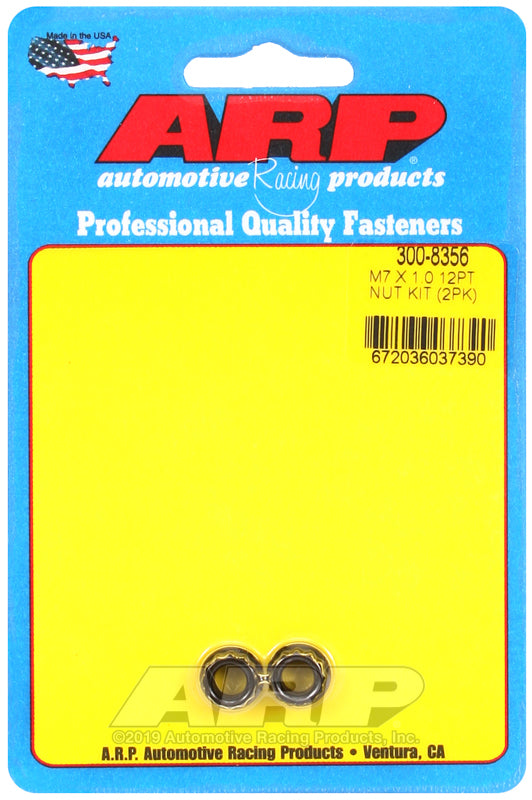 M7 X 1.0 12PT NUT KIT (2PK)