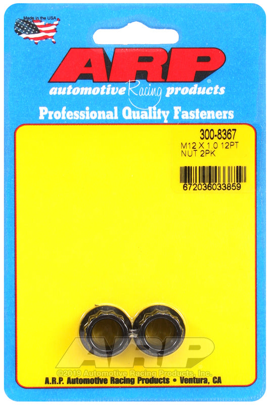 M12 X 1.0 12PT NUT 2PK