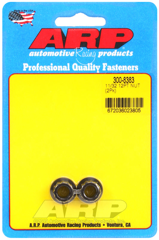 11/32 12PT NUT (2PK)