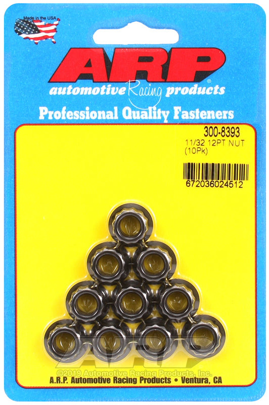 11/32 12PT NUT (10PK)