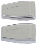 Kentrol 07-18 Jeep Wrangler JK Liftgate Hinge Overlays Pair - Polished Silver-1