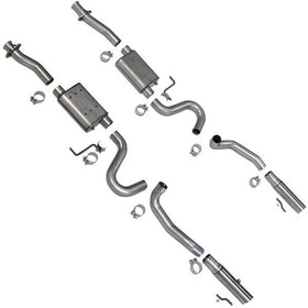 BBK 86-04 Mustang Cat Back Kit Varitune Mufflers Stainless Steel Tips