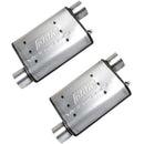 BBK 86-04 Mustang Cat Back Kit Varitune Mufflers Stainless Steel Tips-2