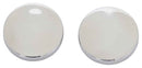Kentrol 07-18 Jeep Wrangler JK Liftgate Button Covers Pair - Polished Silver-1