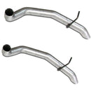 BBK 87-93 Mustang GT Cat Back Kit Varitune Mufflers - Aluminized turn downs-2